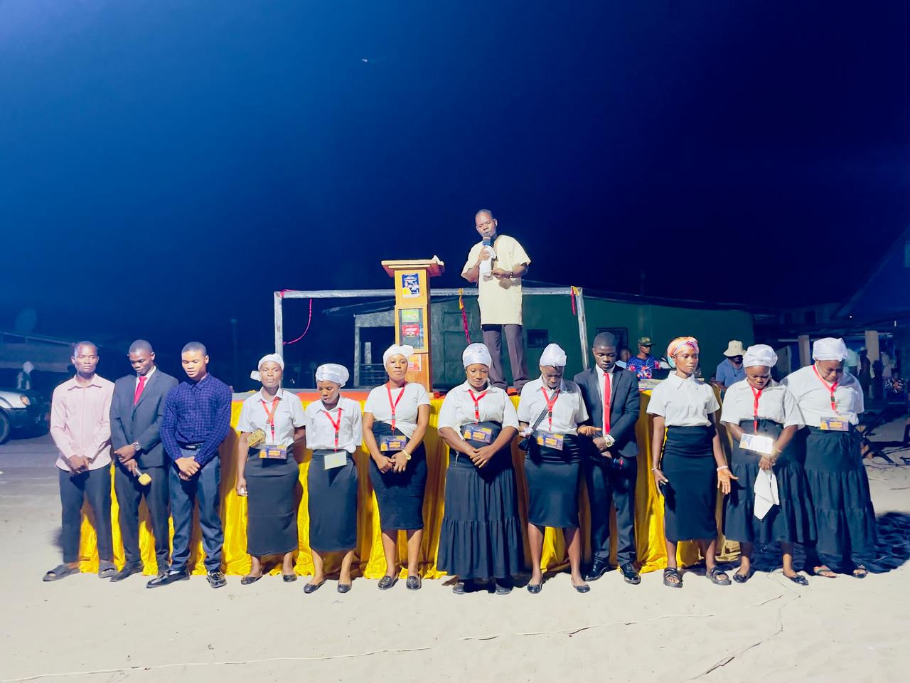 Leaders gathered together during a ministry event